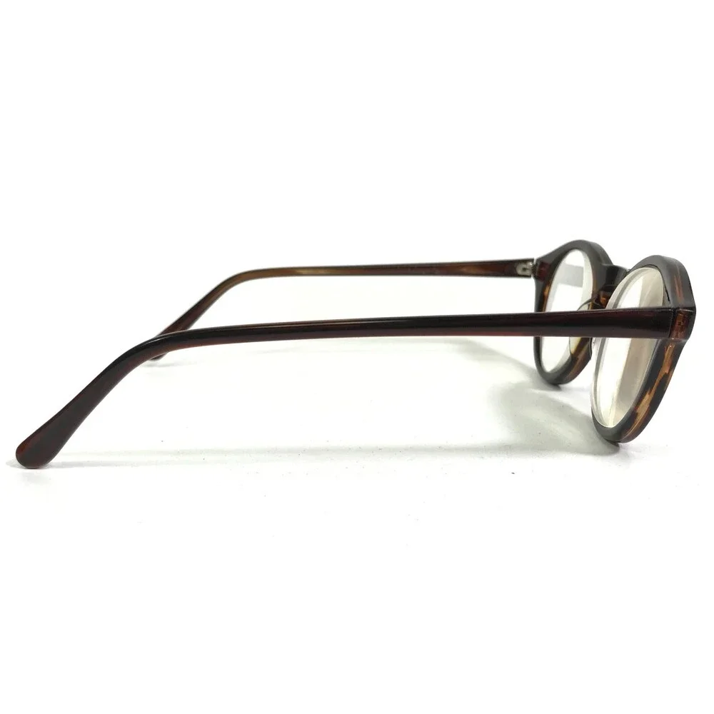 Vintage Lighthouse INT Eyeglasses Frames Brown Thick Rim Horn Rim 52-22-140